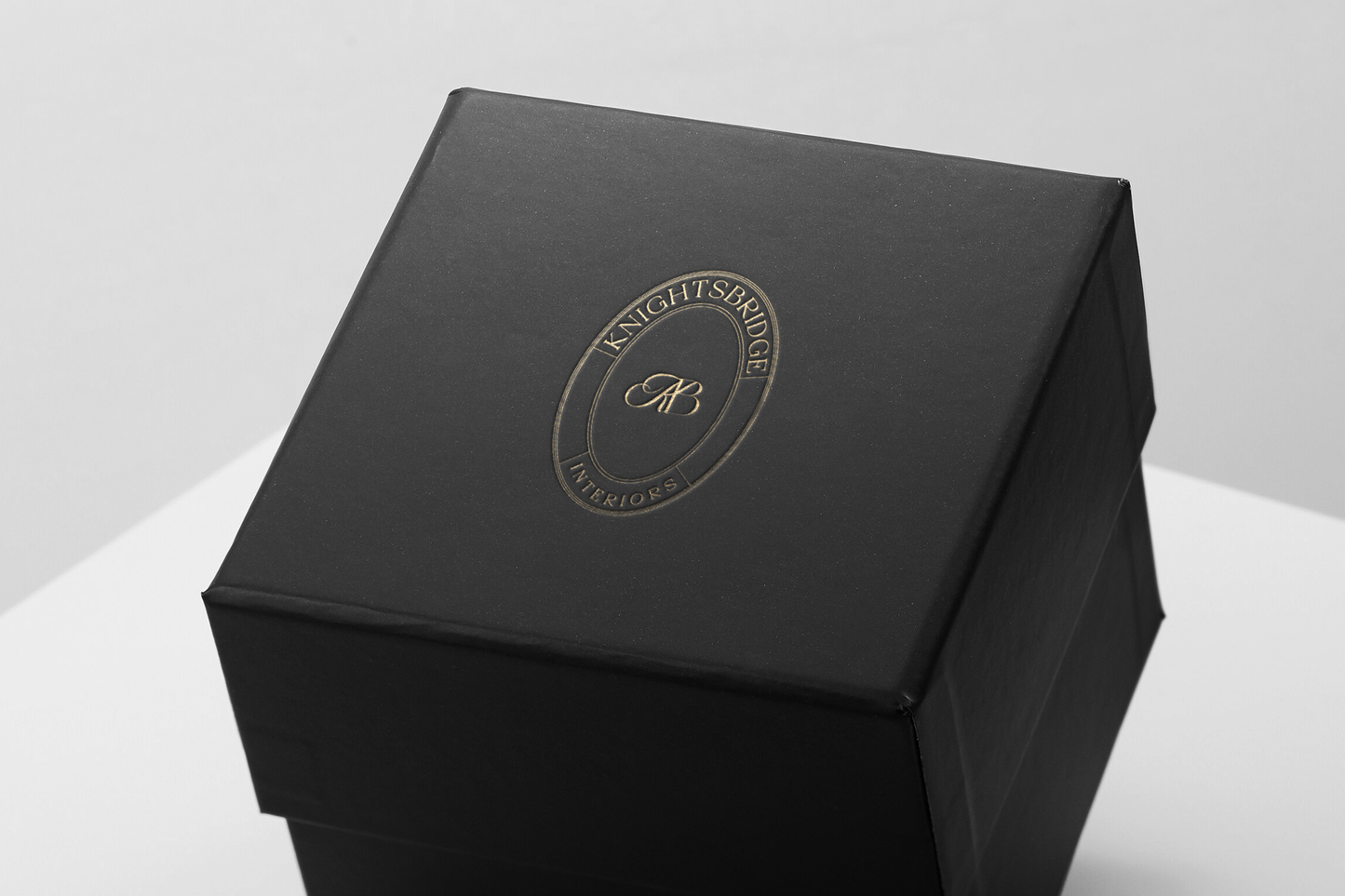 12" (Large) Jet Black Vanity Plate