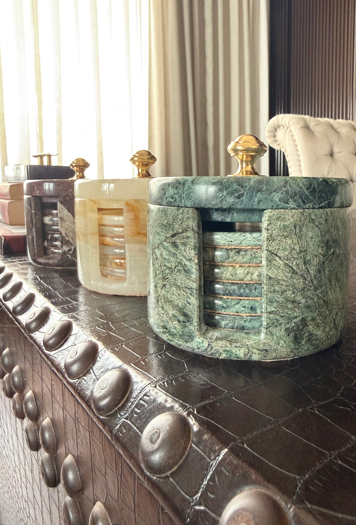 Jungle Green Coasters (Set of Six)