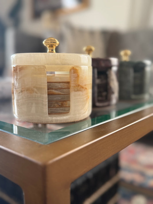 Onyx Coasters (Set of Six)