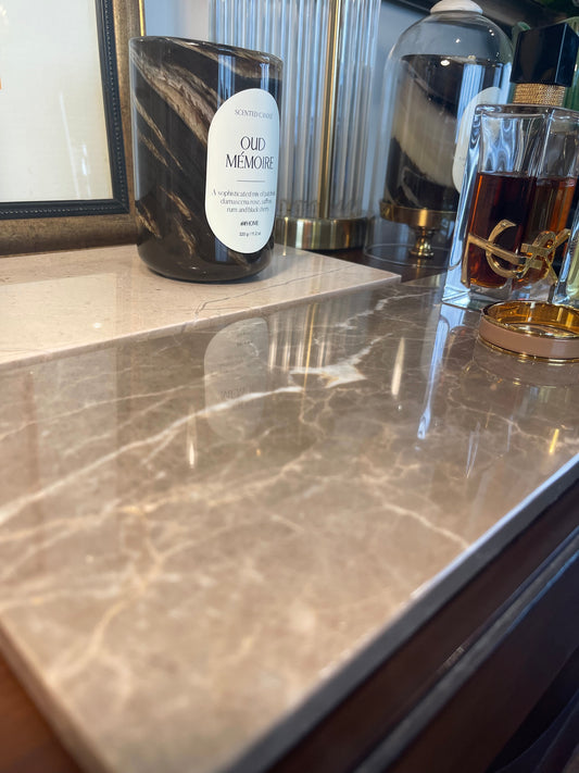 Armani Grey Cheeseboard/Vanity Tray