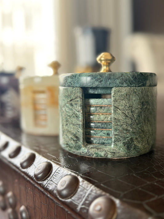 Jungle Green Coasters (Set of Six)