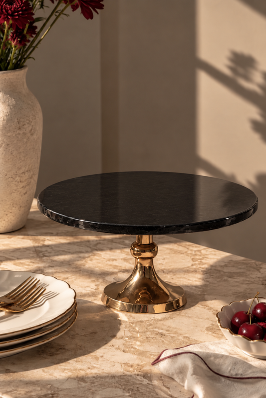 Jet Black Cake Stand