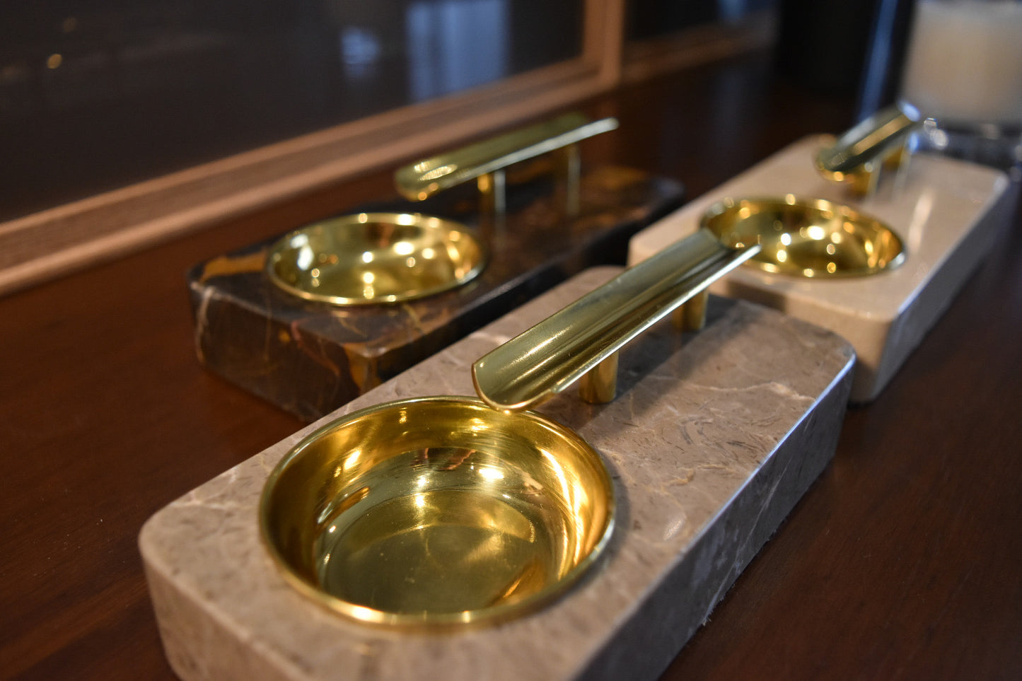 Black & Gold Cigar Ashtray