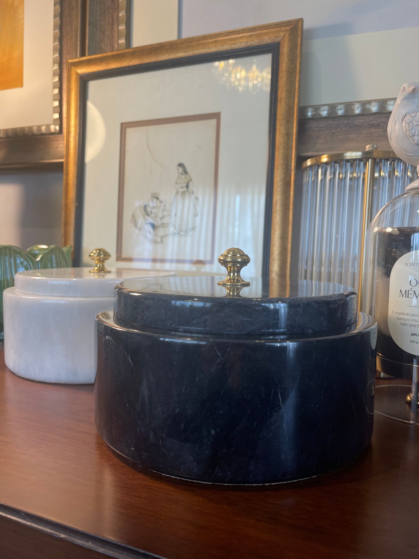 Jet Black Sweet Jar/Planter