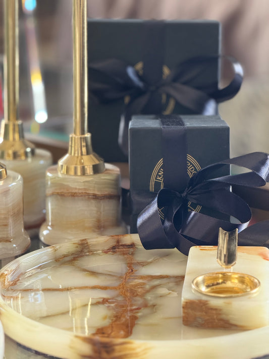 12” Large Onyx Vanity Plate