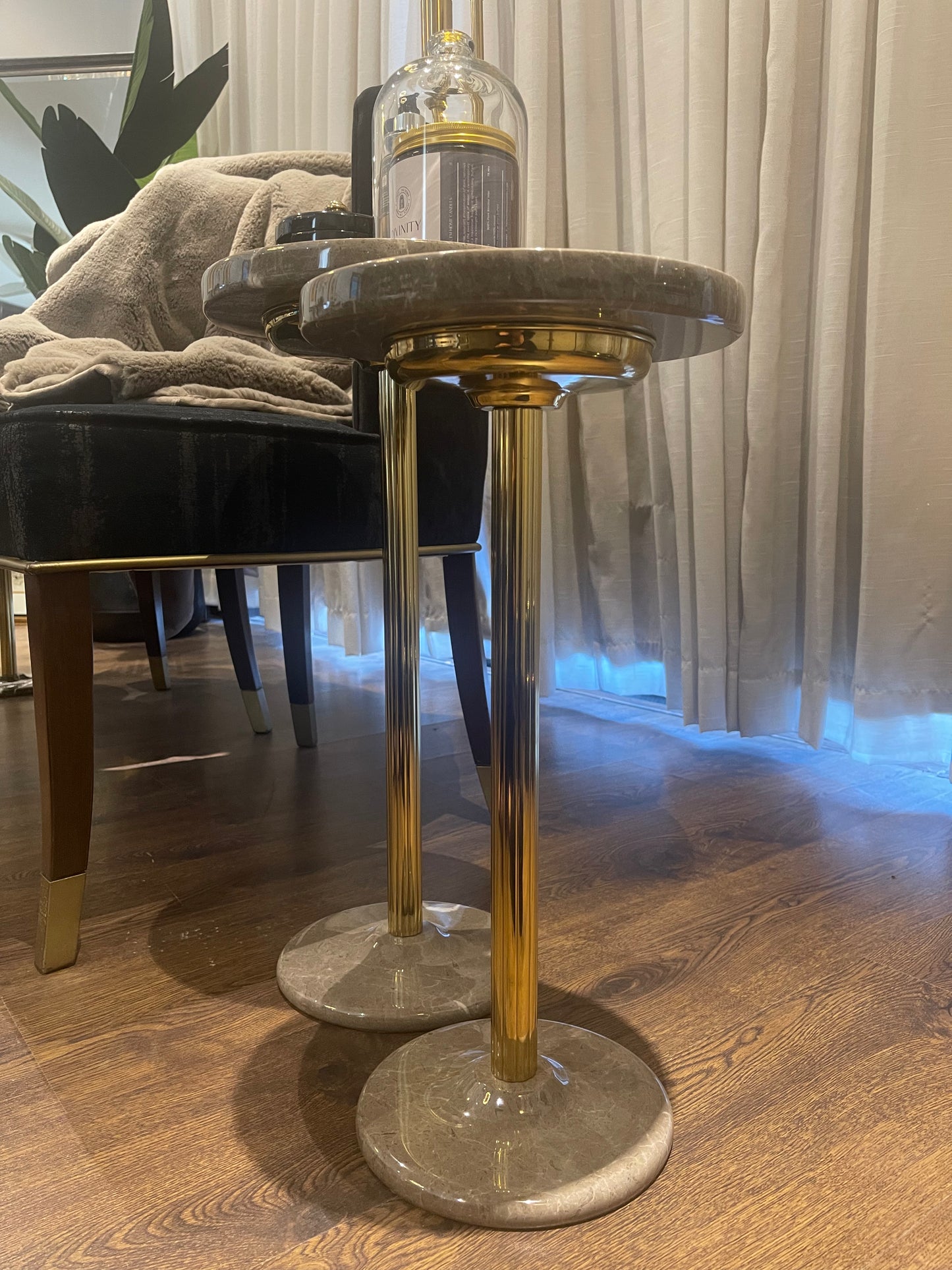 Armani Grey 20” (Small) Nesting Table