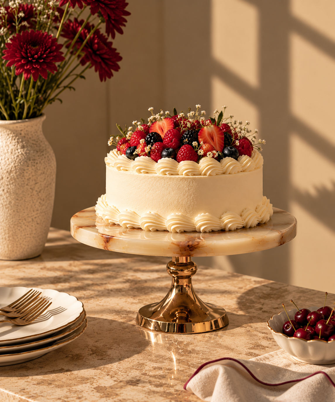 Onyx Cake Stand